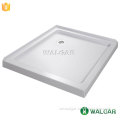 Square Cultured Marble Bathroom Shower Tray